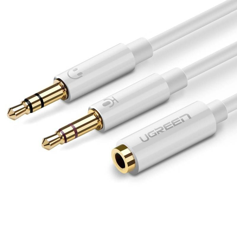 Ugreen Ugreen rozdzielacz 3,5mm mini jack AUX 28cm 20897 ugreen_20201229141528