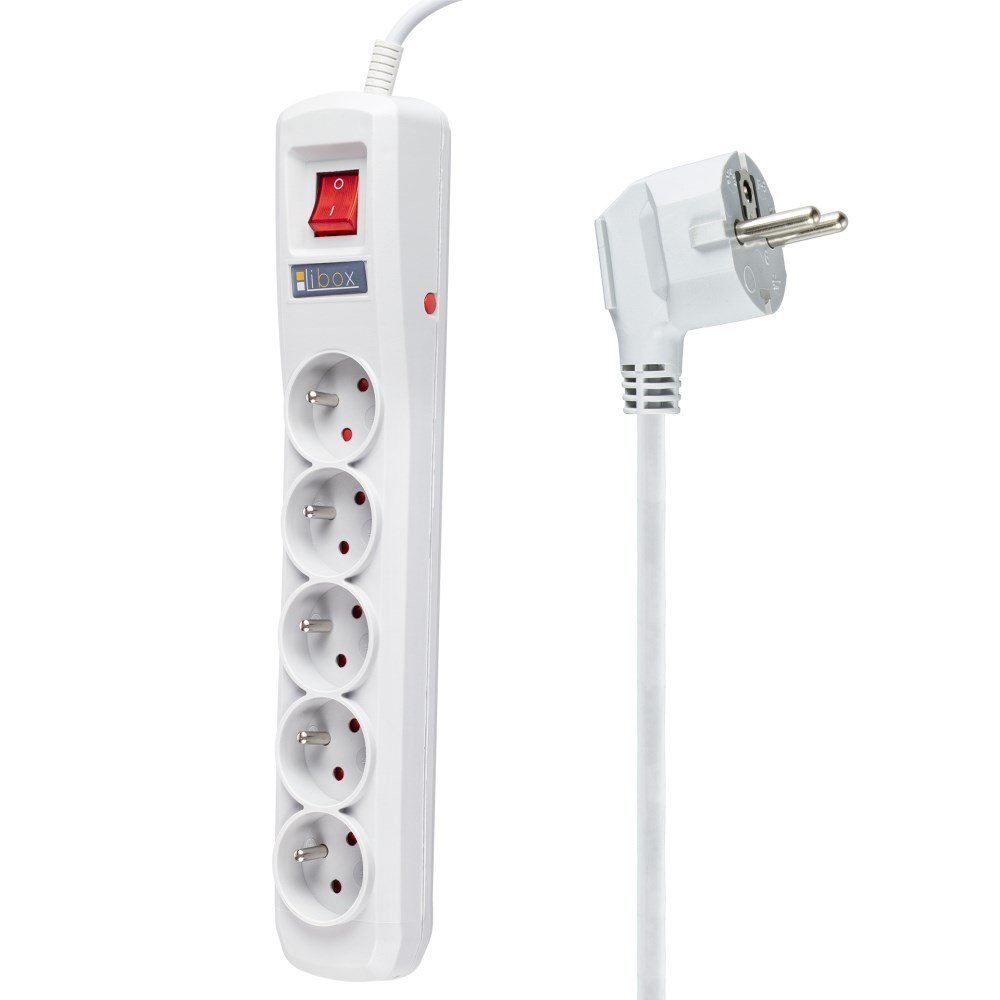 Libox Listwa zasilająca Listwa zasilająca przeciwprzepięciowa 5m LBR-5