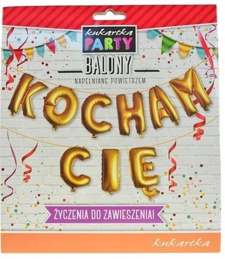 Kukartka Balony BAL-008 Kocham Cię