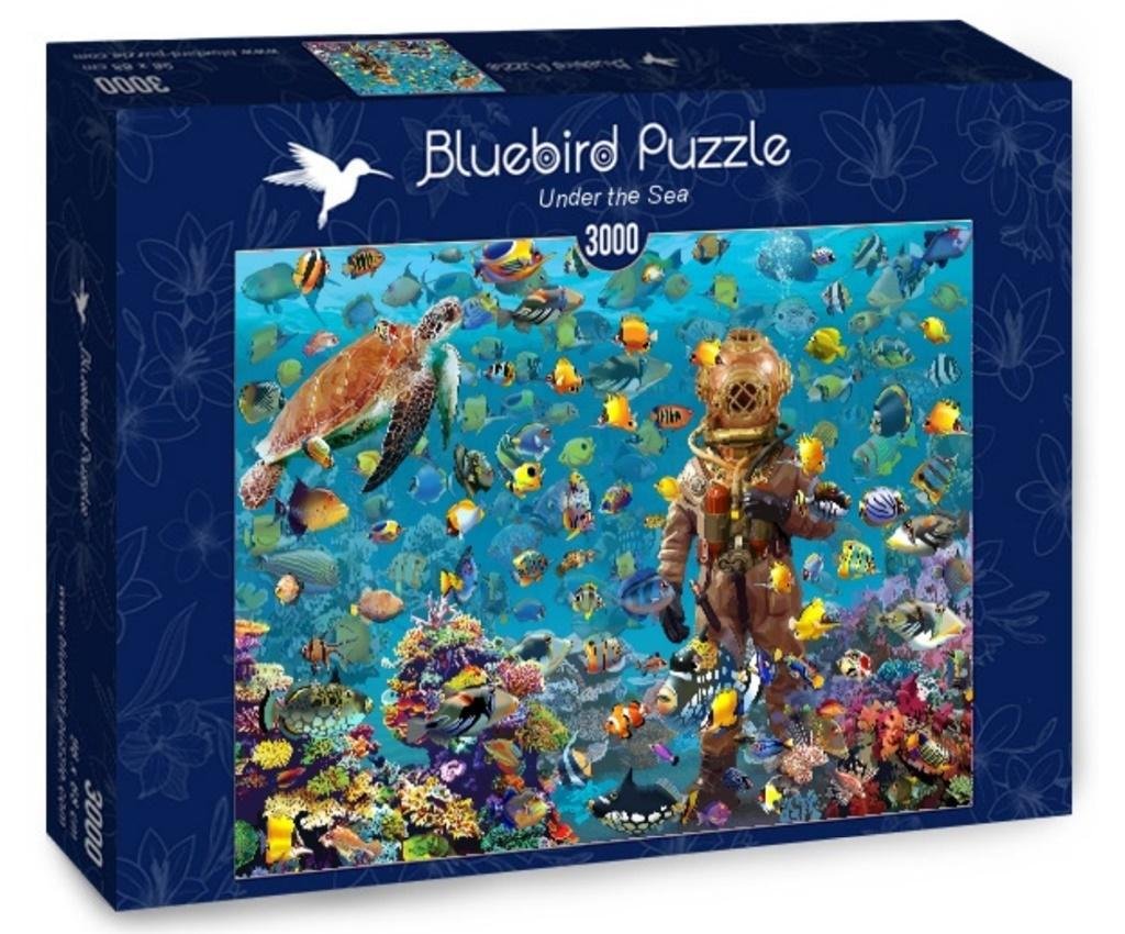 Bluebird Puzzle Puzzle 3000 Pod wodą - Bluebird Puzzle