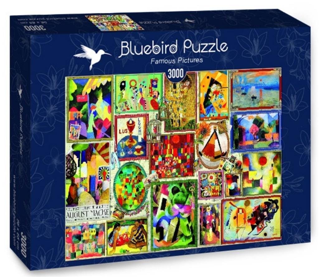 Bluebird Puzzle Puzzle 3000 Słynne obrazy - Bluebird Puzzle