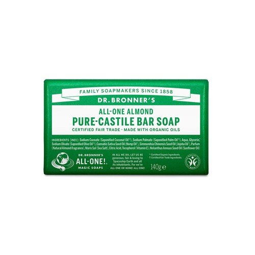 Dr Bronners Almond mydło w kostce 140 g
