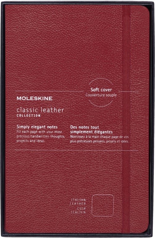 Moleskine Notatnik Classic w linie 13x21cm 176 stron czerwony NOP.256