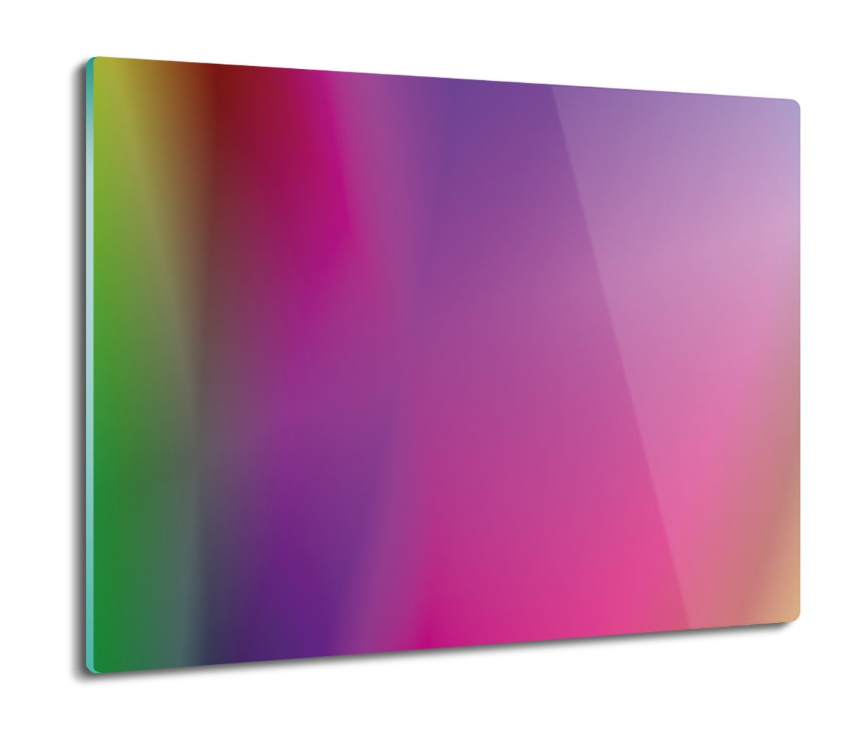 szklana osłona kuchenna druk Tęczowe tło 60x52, ArtprintCave