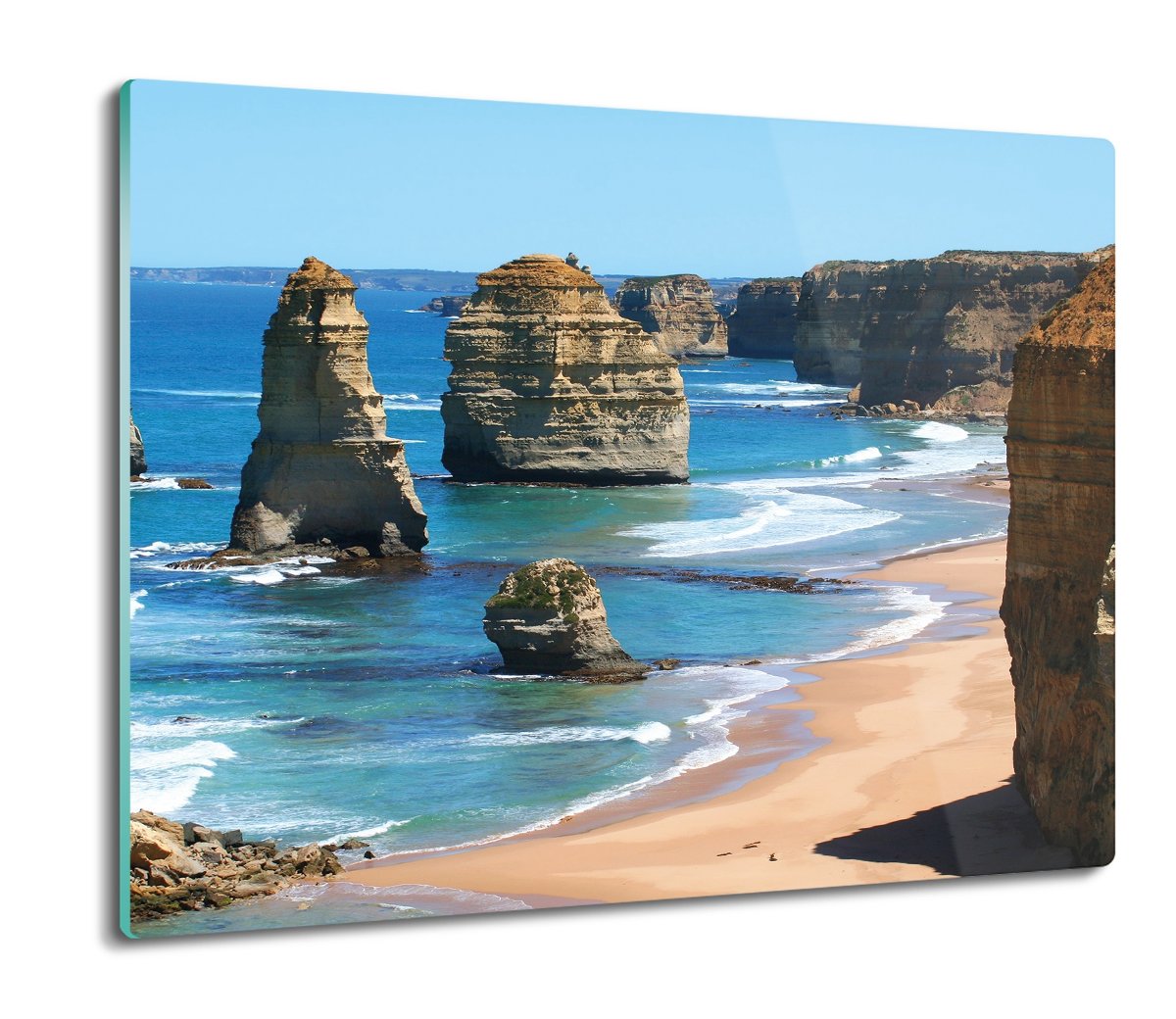 osłona na płytę indukcyjną Morze plaża skały 60x52, ArtprintCave