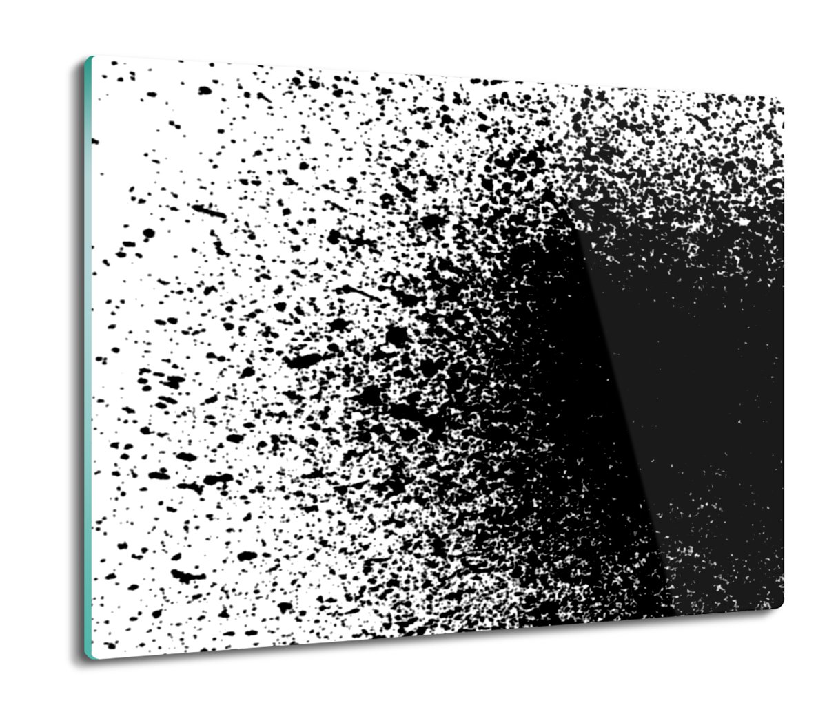 z grafiką splashback druk Czarna abstrakcja 60x52, ArtprintCave