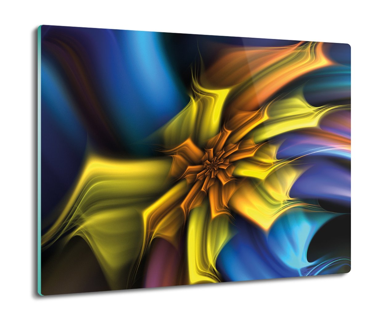 osłona do kuchenki z foto Kolorowy kwiat 60x52, ArtprintCave