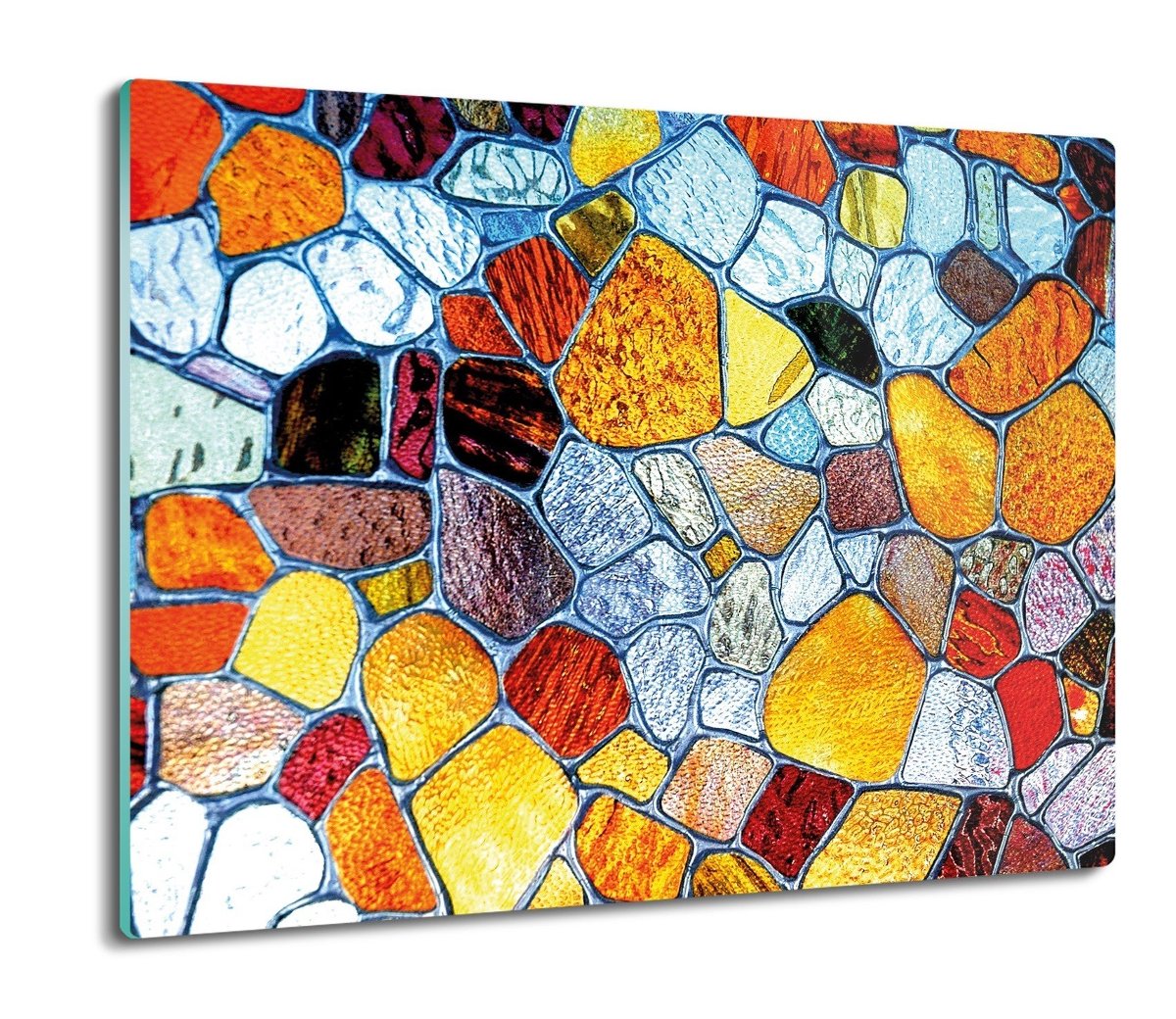 osłona na indukcję druk Witraż mozaika szkło 60x52, ArtprintCave