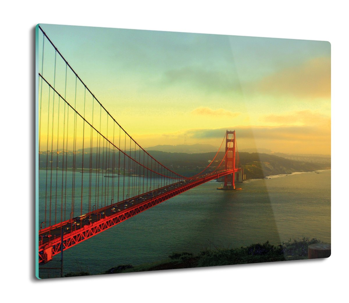 szklana osłona kuchenna Most Golden Gate 60x52, ArtprintCave