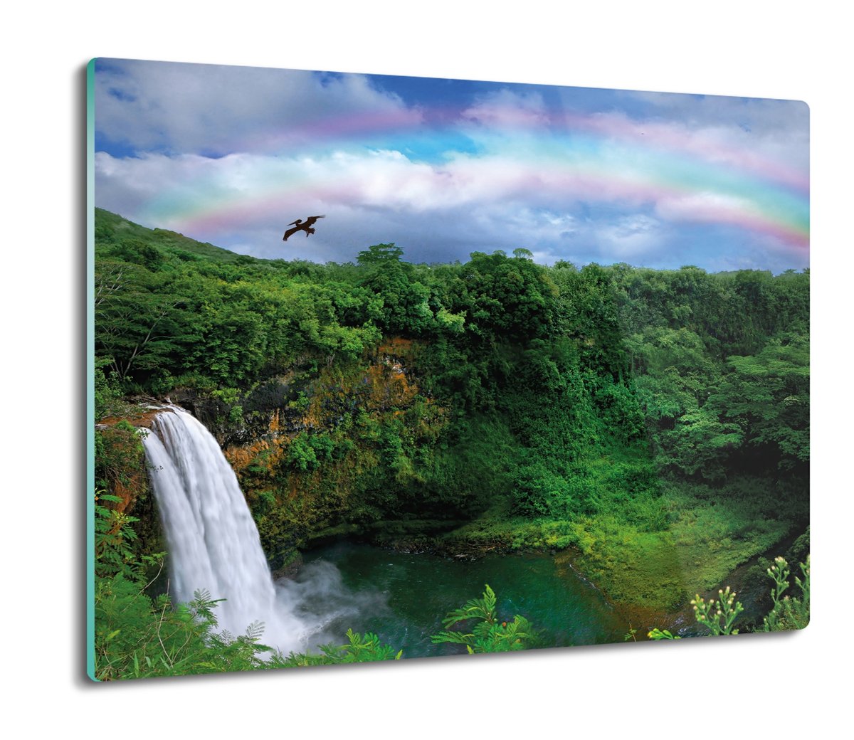 płyty ochronne na indukcję Wodospad dżungla 60x52, ArtprintCave