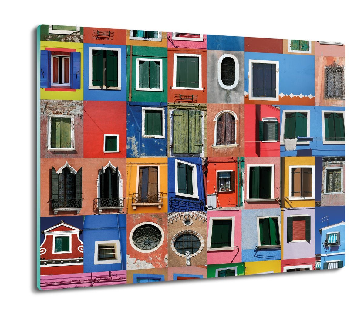splashback z grafiką Okna weneckie kolaż 60x52, ArtprintCave