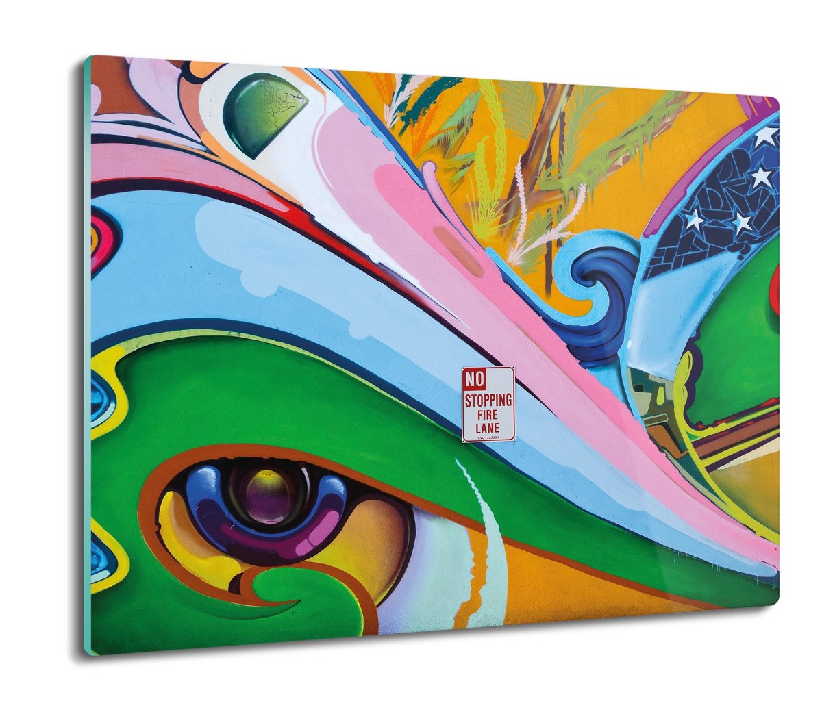 osłona płyty kuchennej Oko gwiazdy graffiti 60x52, ArtprintCave
