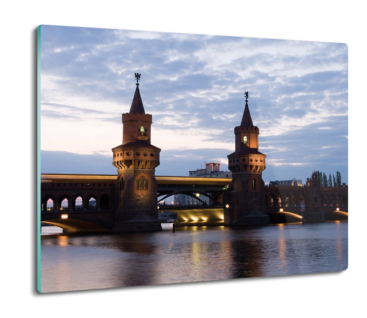 osłona płyty kuchennej Berlin most rzeka 60x52, ArtprintCave