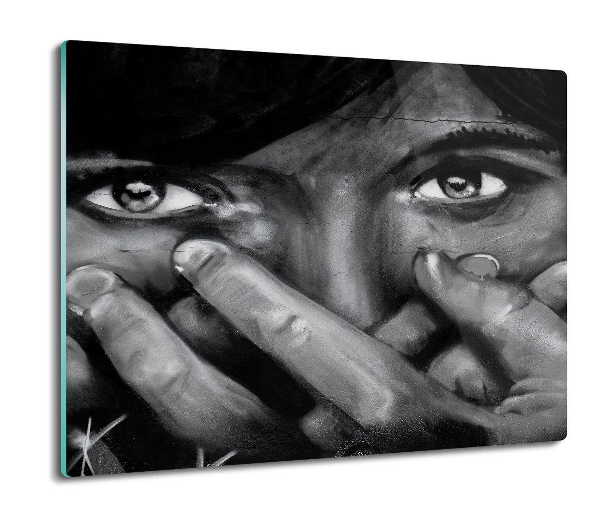 osłona na kuchenkę indukcyjną Twarz dłonie 60x52, ArtprintCave