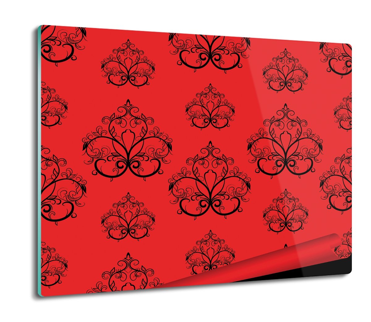 druk splashback z foto Kwiaty ornament wzór 60x52, ArtprintCave