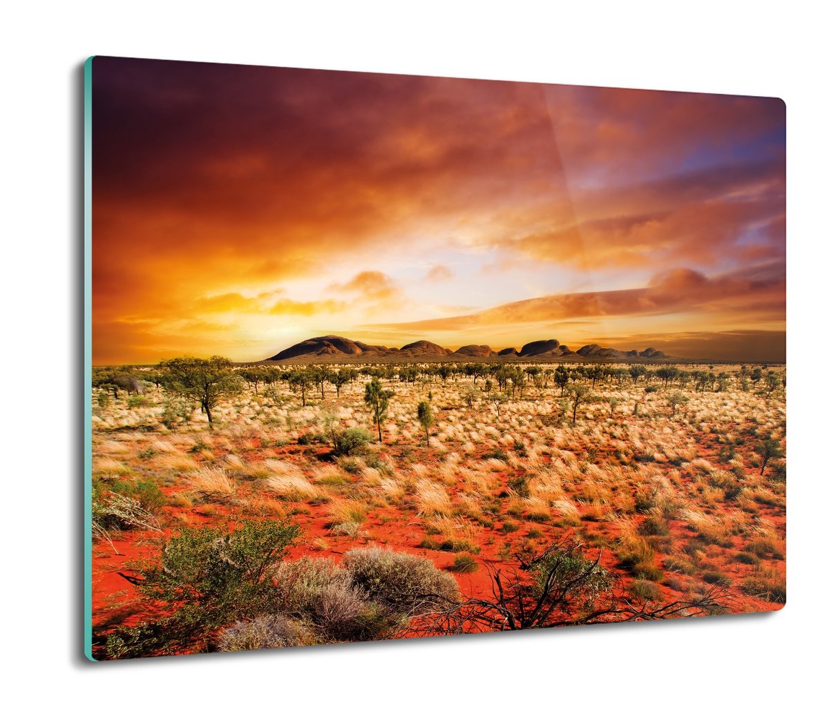 z foto osłonka kuchenna Pustynia step słońce 60x52, ArtprintCave