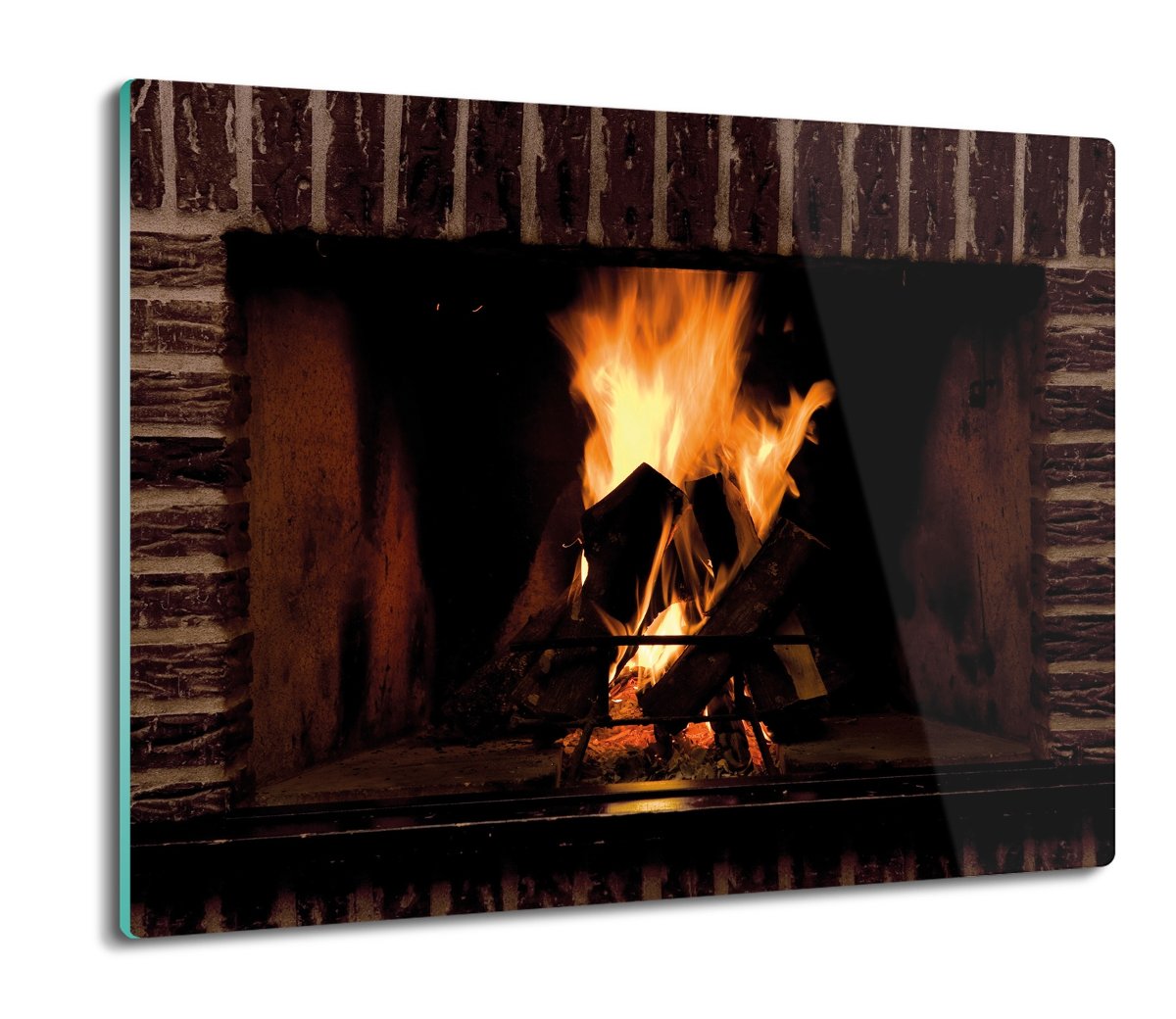 osłona na płytę indukcyjną Kominek ogień 60x52, ArtprintCave
