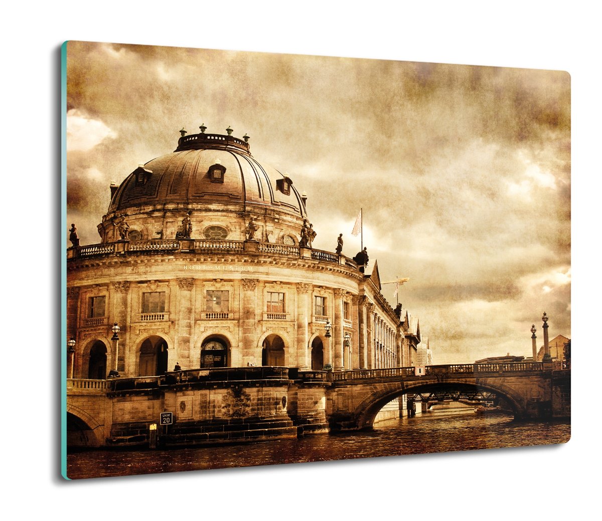 szklana osłonka ze szkła Berlin stare miasto 60x52, ArtprintCave