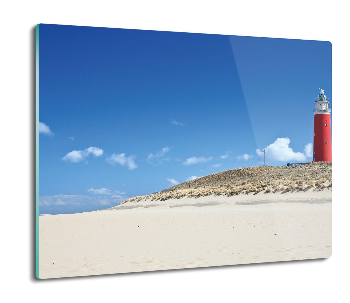 osłona płyty kuchennej Latarnia morska plaża 60x52, ArtprintCave