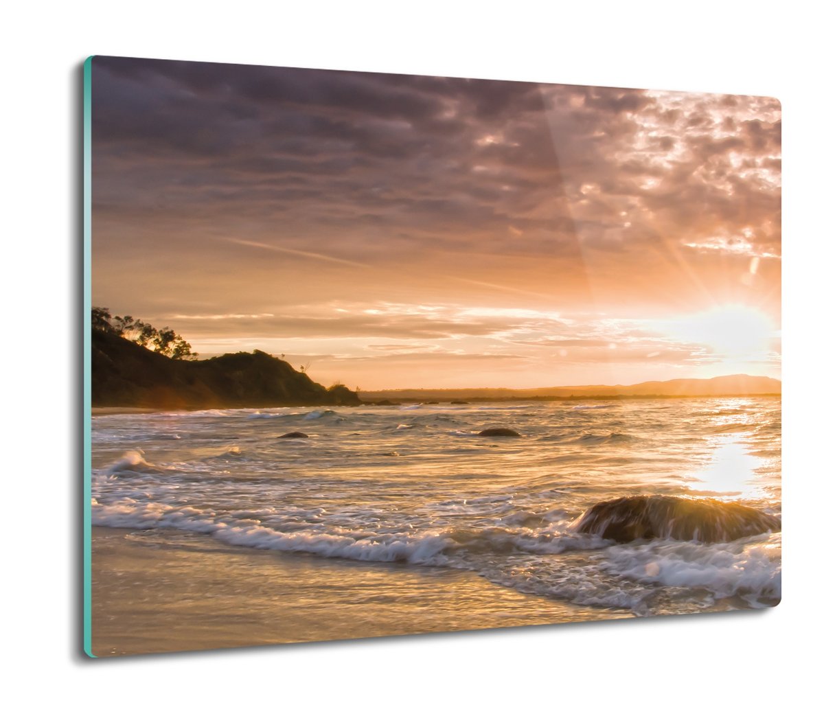 druk osłona splashback Morze plaża zachód 60x52, ArtprintCave