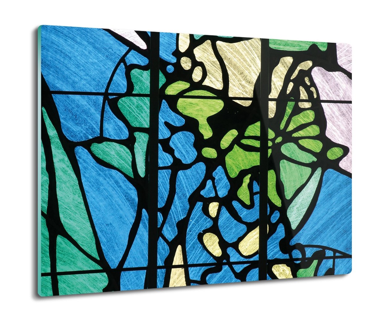 z foto osłonka z nadrukiem Witraż okno plamy 60x52, ArtprintCave