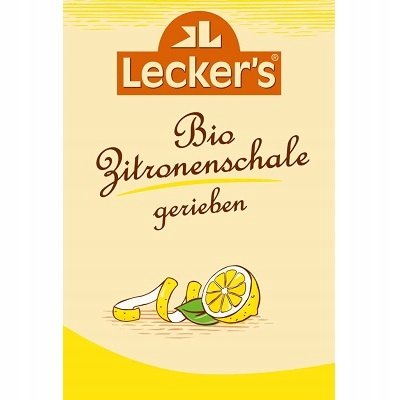 Lecker S SKÓRKA CYTRYNOWA STARTA BIO 15 g - S 4013044100137