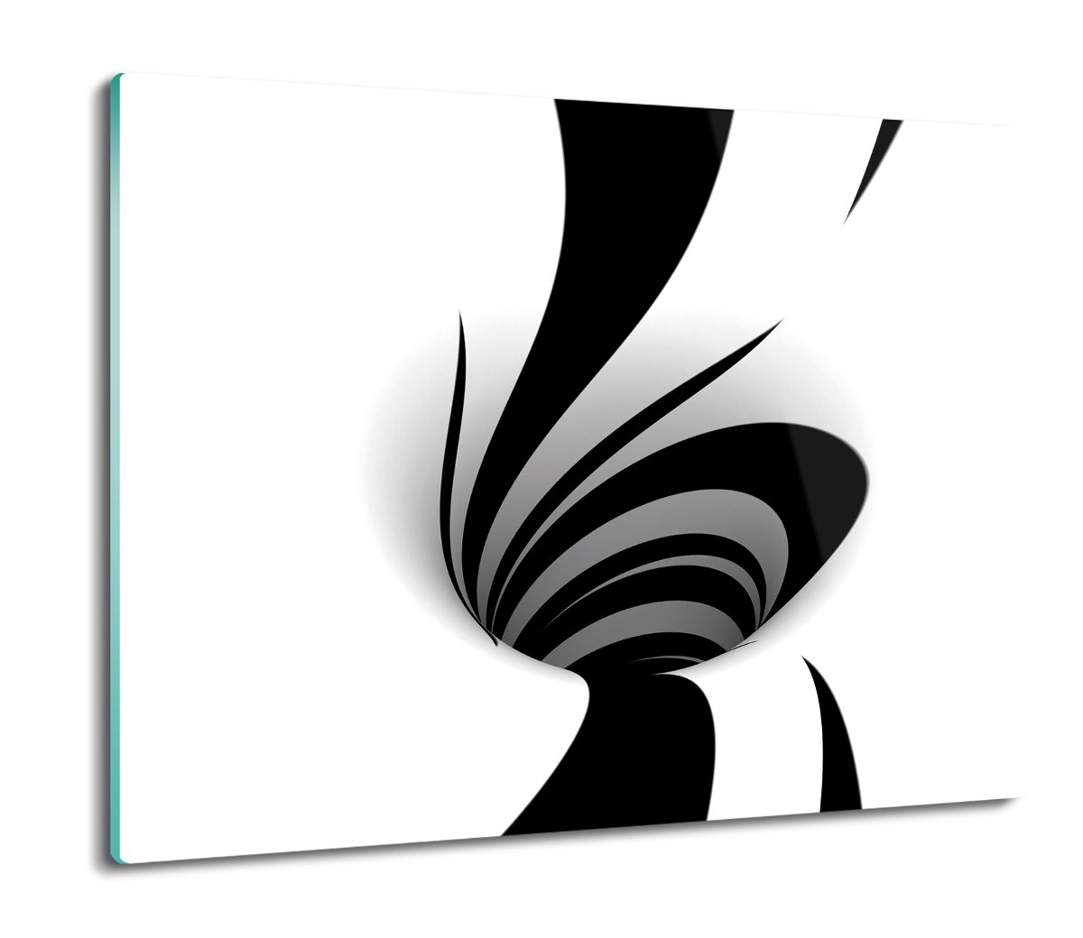 osłonka kuchenna z foto Spirala prążki 3D 60x52, ArtprintCave