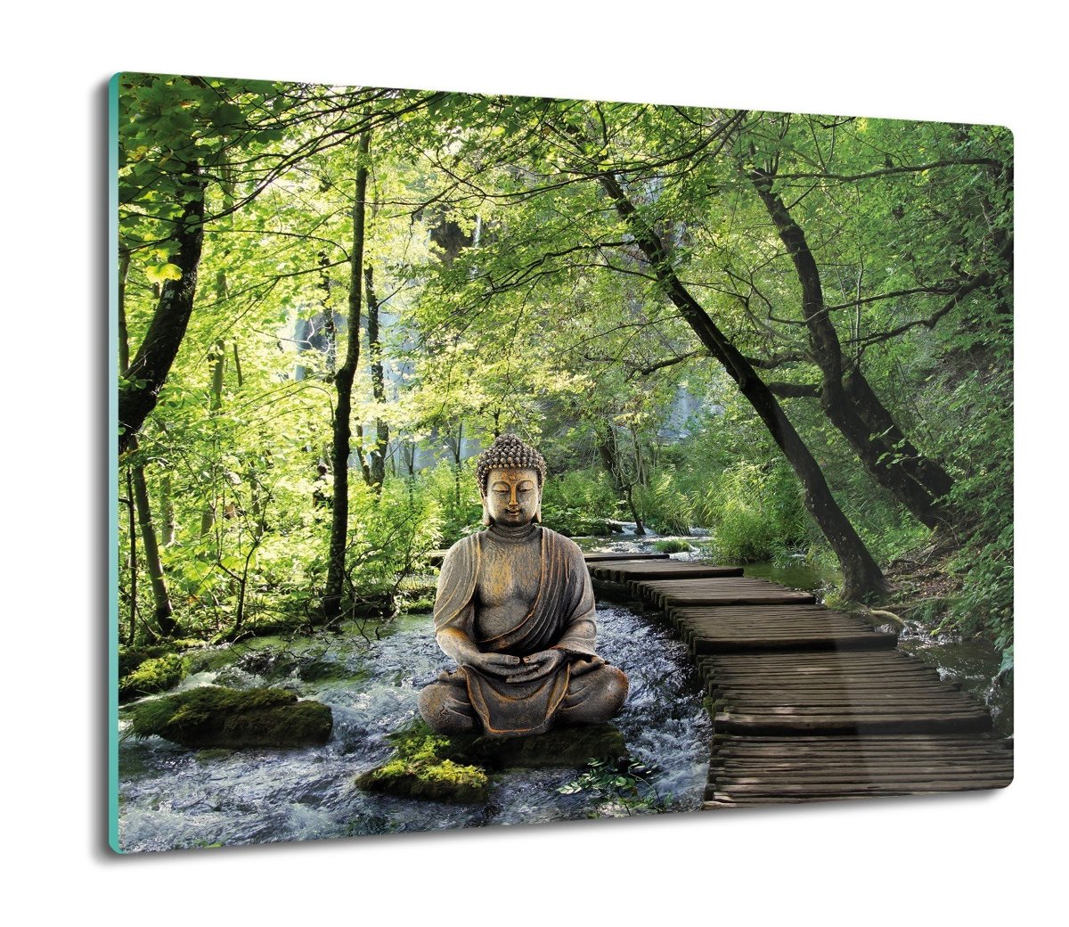 osłona do płyty indukcyjnej Budda las drzewa 60x52, ArtprintCave