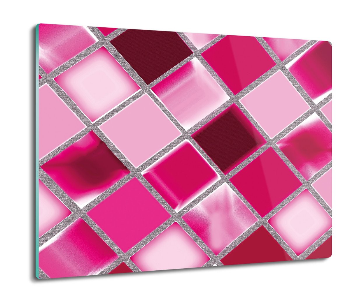 splashback z nadrukiem Witraż mozaika róż 60x52, ArtprintCave