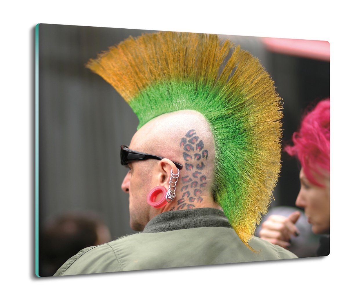 ochrona na indukcję z foto Punk tatuaż włosy 60x52, ArtprintCave
