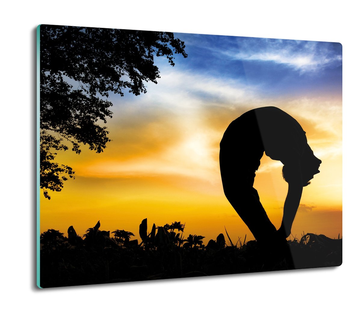 z foto ochrona na indukcję Joga ciało słońce 60x52, ArtprintCave