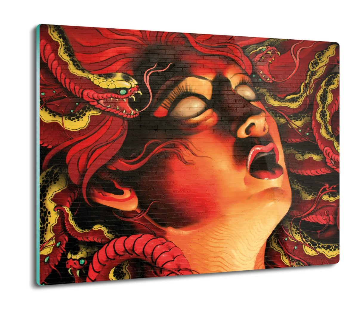 osłona na indukcję z grafiką Meduza graffiti 60x52, ArtprintCave