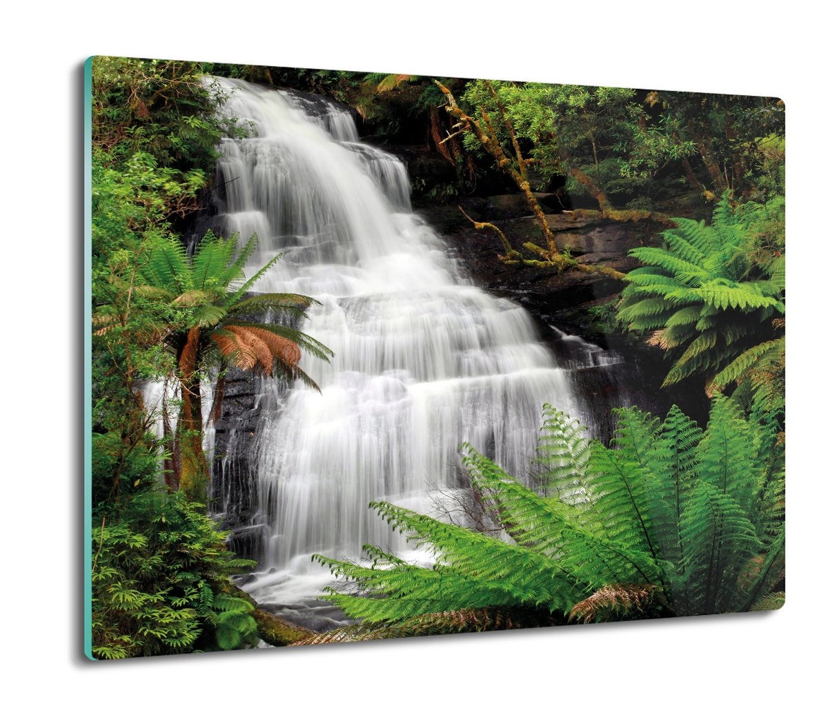 deska splashback szklana Wodospad rośliny 60x52, ArtprintCave