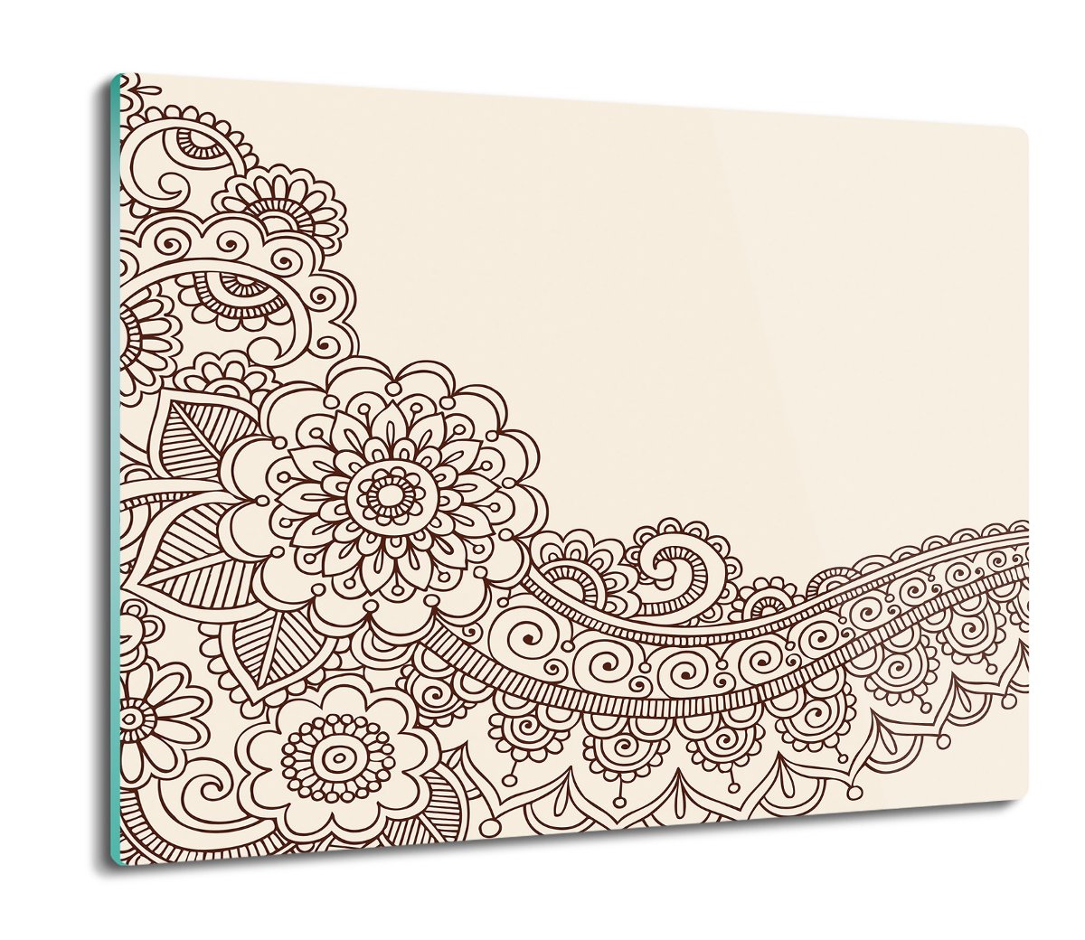 osłona splashback do kuchni Kwiaty henna 60x52, ArtprintCave