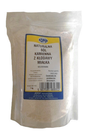 Koper Sól naturalna kamienna z Kłodawy miałka 1 kg
