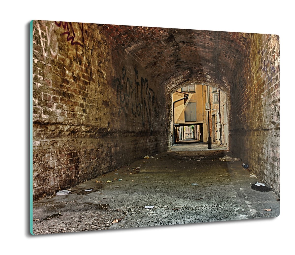 osłona na płytę indukcyjną druk Mur tunel 60x52, ArtprintCave