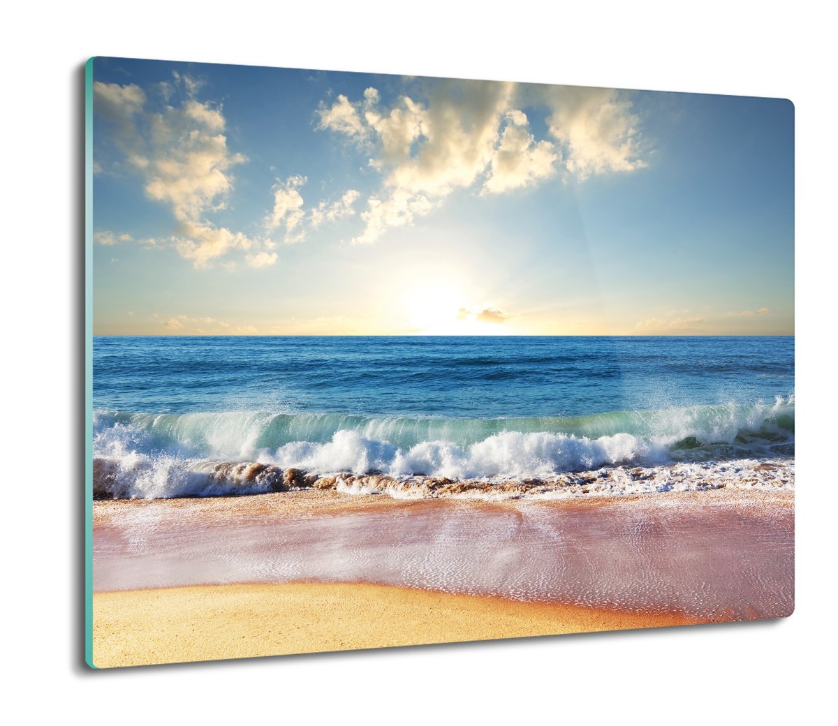 osłona do płyty indukcyjnej Morze plaża fale 60x52, ArtprintCave