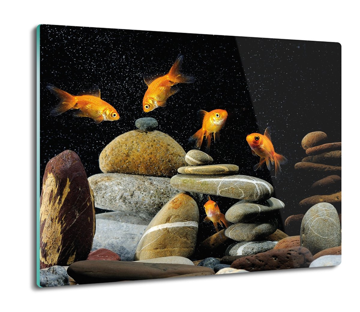płyty ochronne na indukcję Ryby kamienie 60x52, ArtprintCave