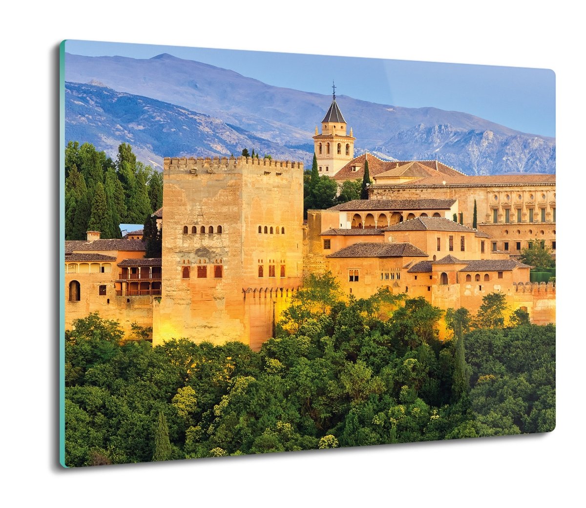 osłona na indukcję z foto Zamek las góry 60x52, ArtprintCave