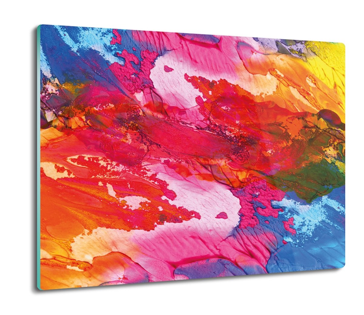 szklana splashback druk Abstrakcja malarstwo 60x52, ArtprintCave