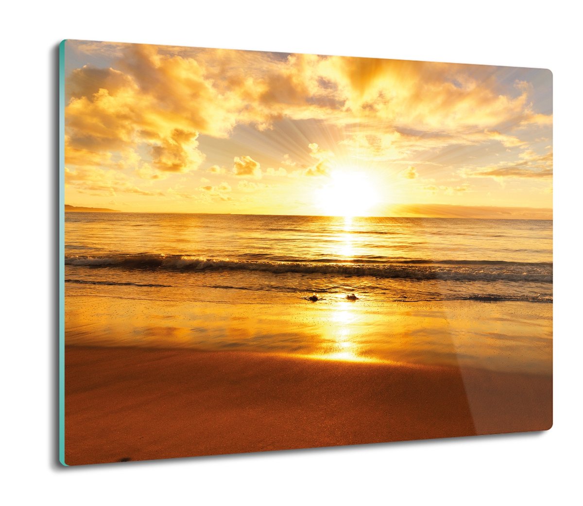 druk osłona do kuchenki Plaża zachód słońca 60x52, ArtprintCave