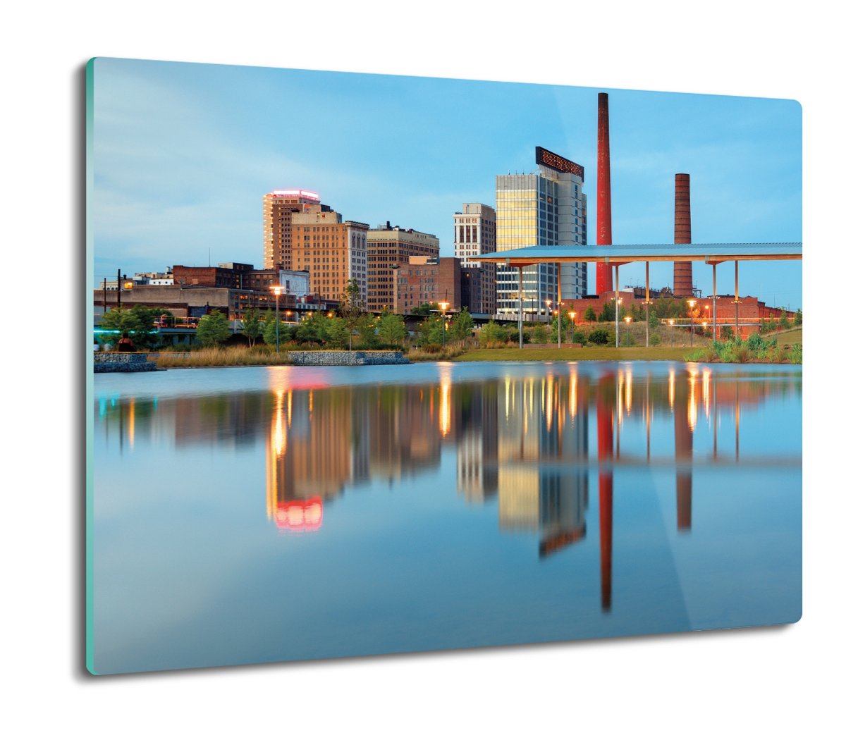 druk osłona splashback Miasto woda Alabama 60x52, ArtprintCave