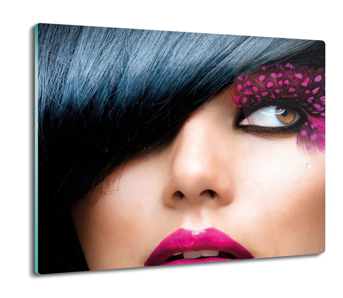 osłona splashback szklana Kobieta makijaż 60x52, ArtprintCave