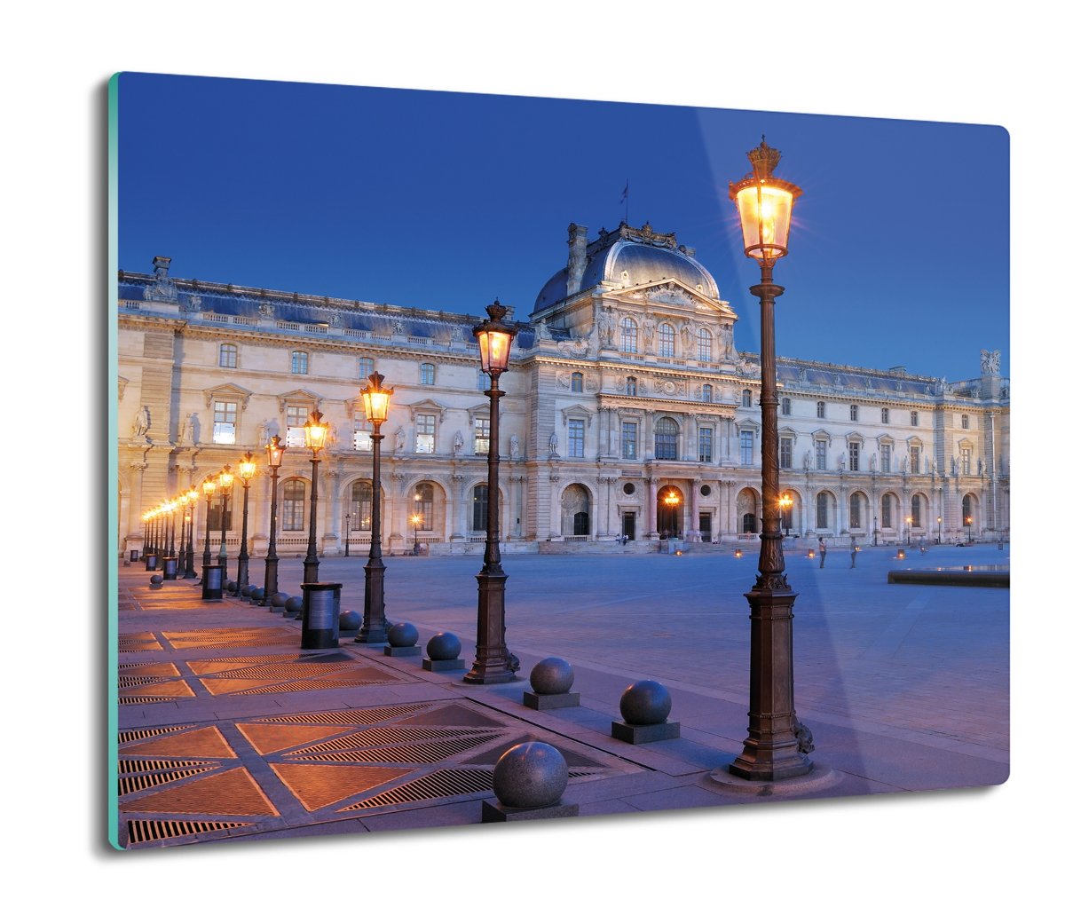 ochrona na indukcję z nadrukiem Luwr Paryż 60x52, ArtprintCave