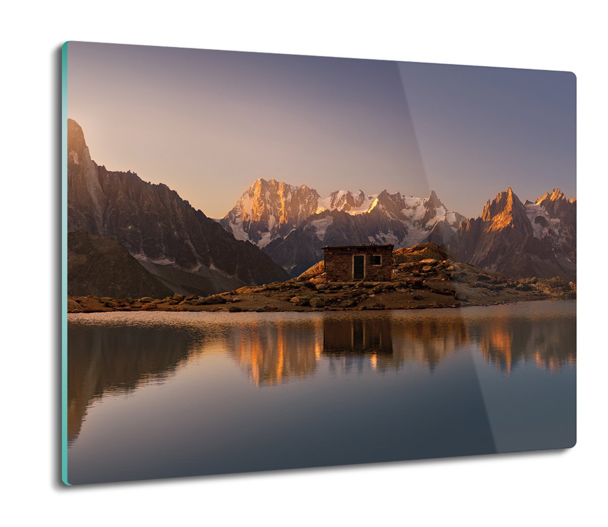 osłona na indukcję Panorama góry jezioro 60x52, ArtprintCave