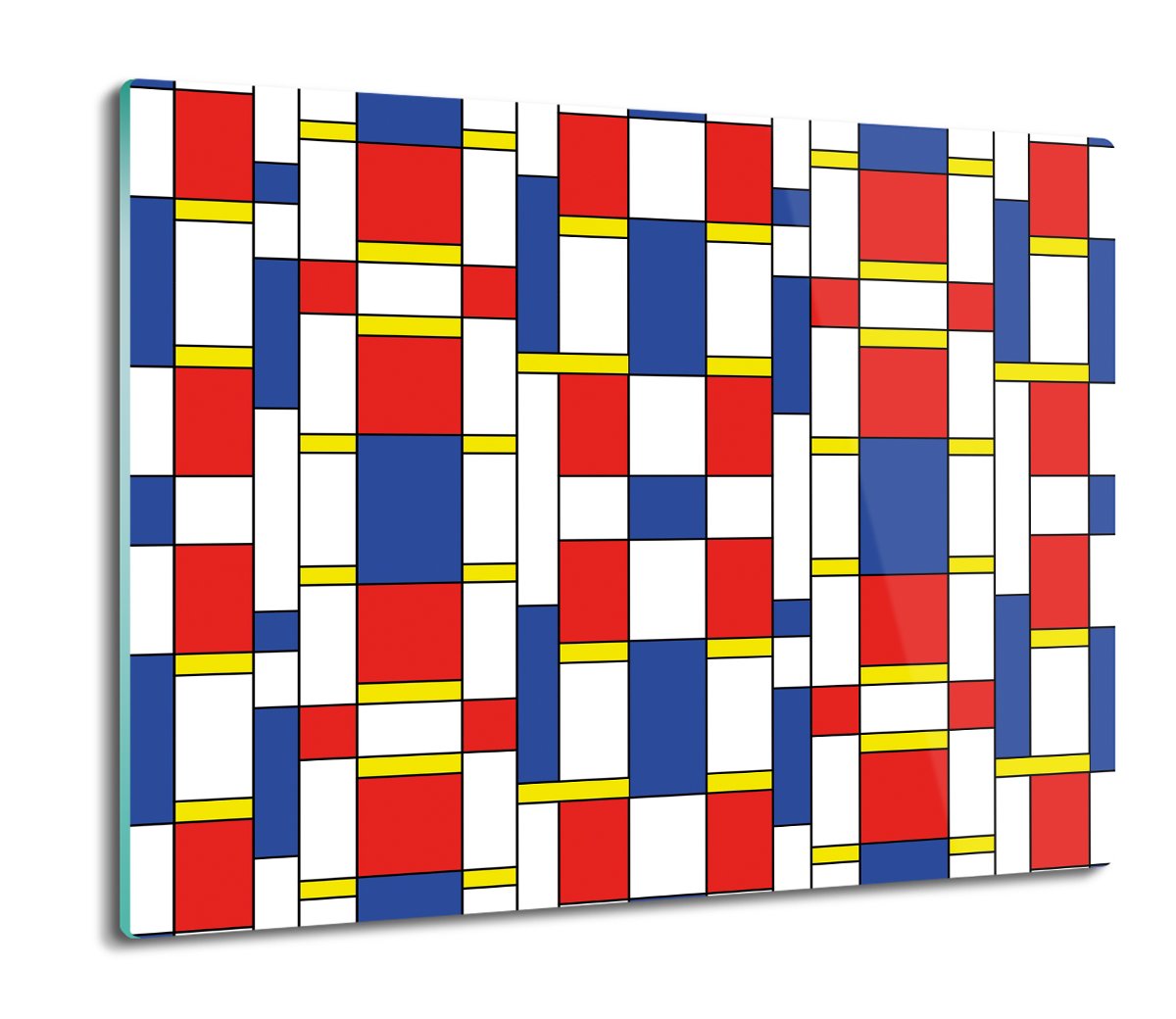 szklana osłona kuchenna Abstrakcja geometria 60x52, ArtprintCave
