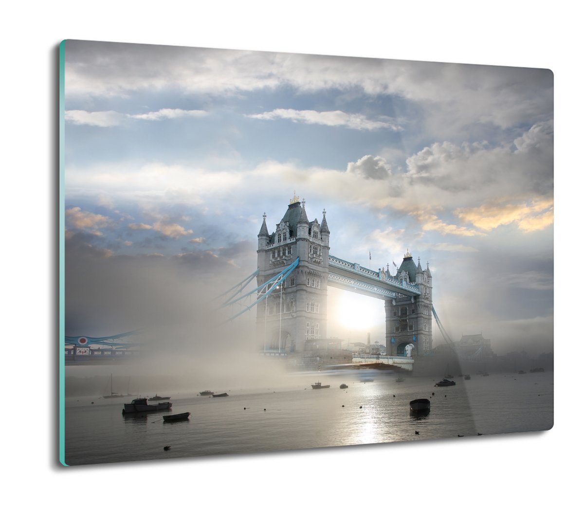 płyty ochronne na indukcję Tower Bridge mgła 60x52, ArtprintCave