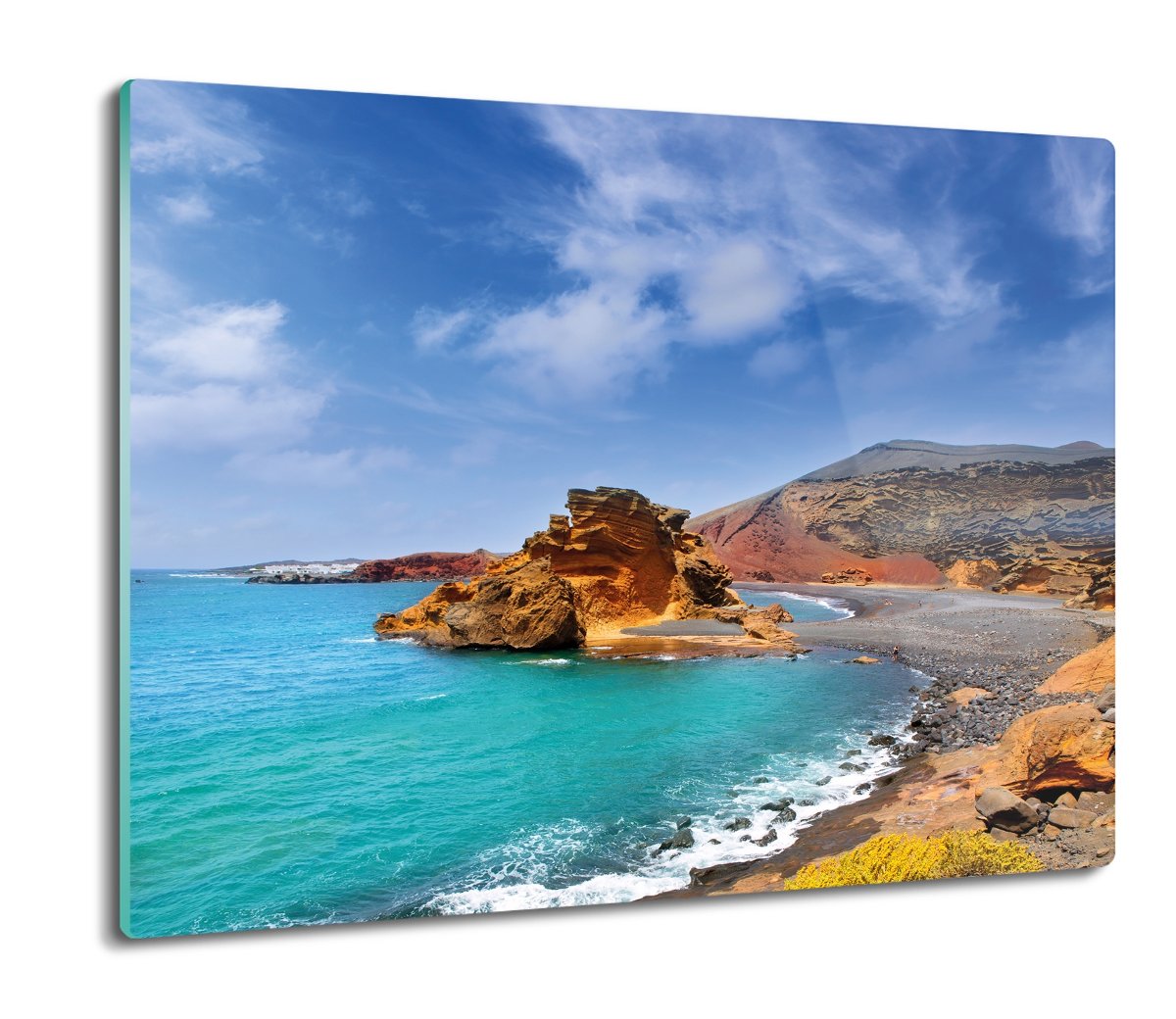 osłona splashback z grafiką Góry skały ocean 60x52, ArtprintCave