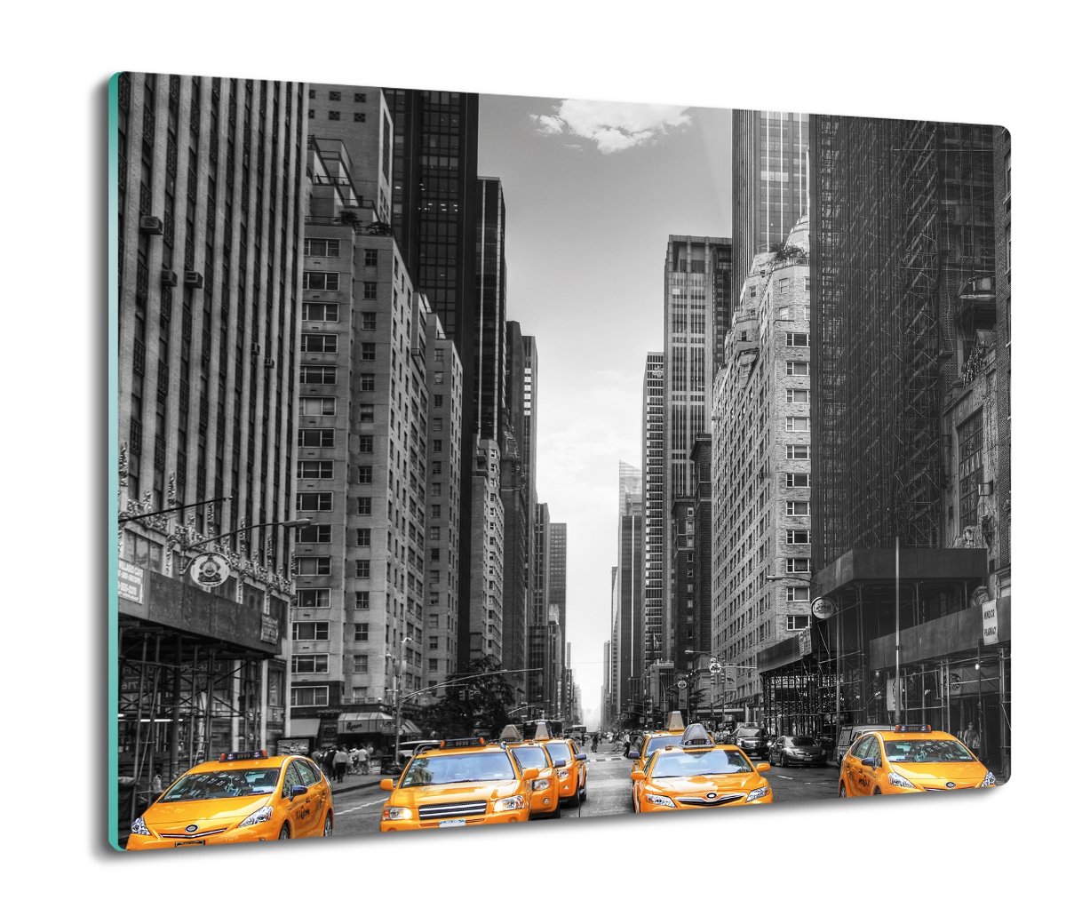 osłona splashback szklana NY wieżowce taxi 60x52, ArtprintCave