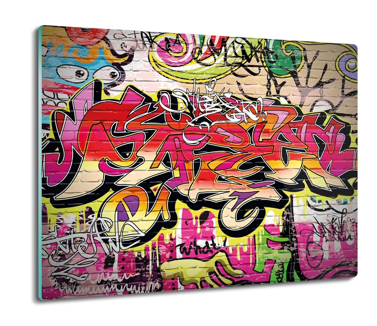 osłona do kuchenki szklana Sztuka graffiti 60x52, ArtprintCave